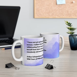 Arthur Schopenhauer gift for your philosopher friend Mug 11oz