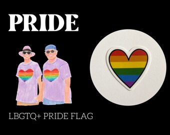 Flaga dumy LGBTQ+ - wodoodporna naklejka - Miesiąc dumy!