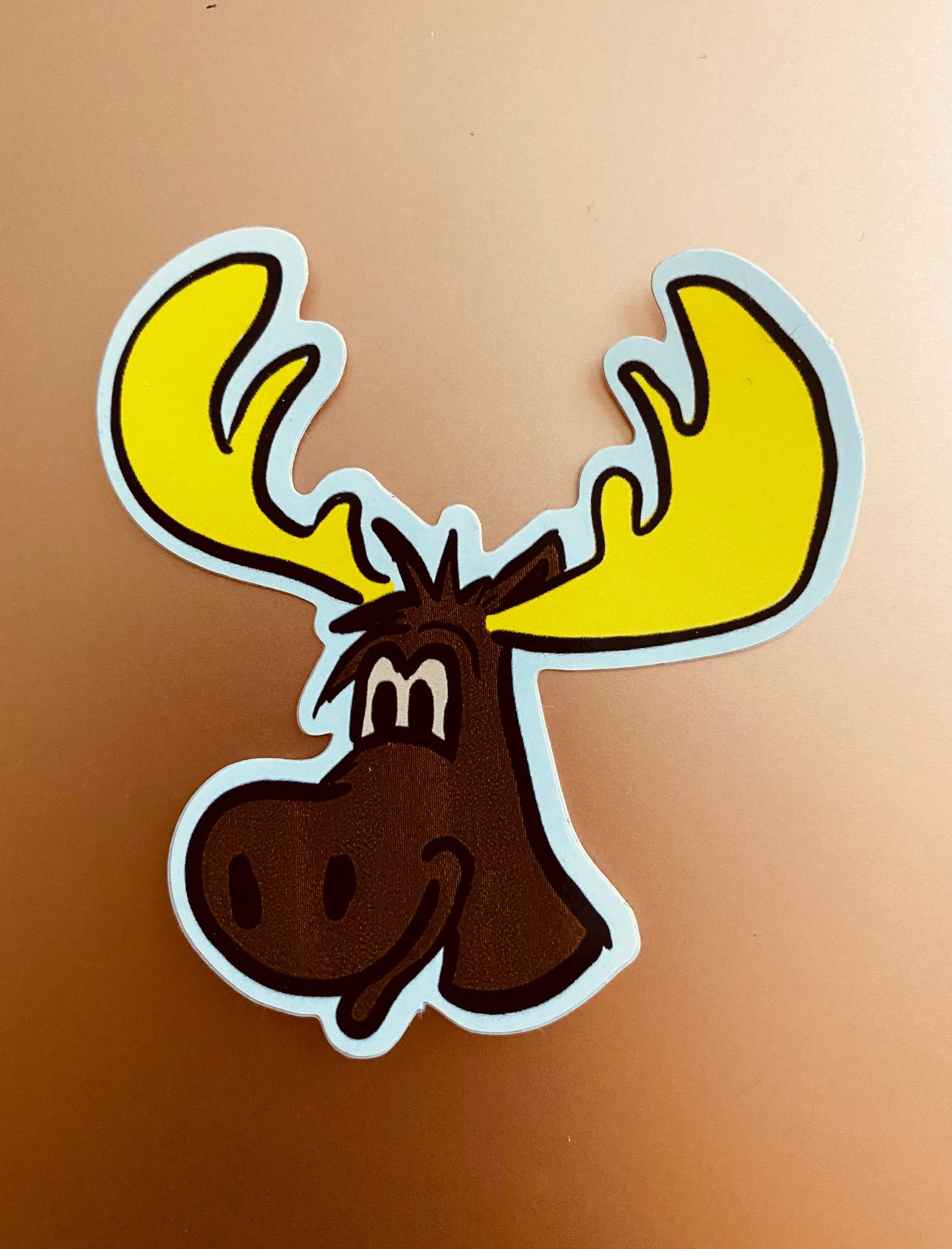 Moose Waterproof Sticker - Etsy