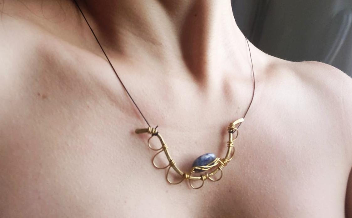 Collana Pendente Gotico Sfera Artiglio Drago Girocollo Acciaio - Foto 4