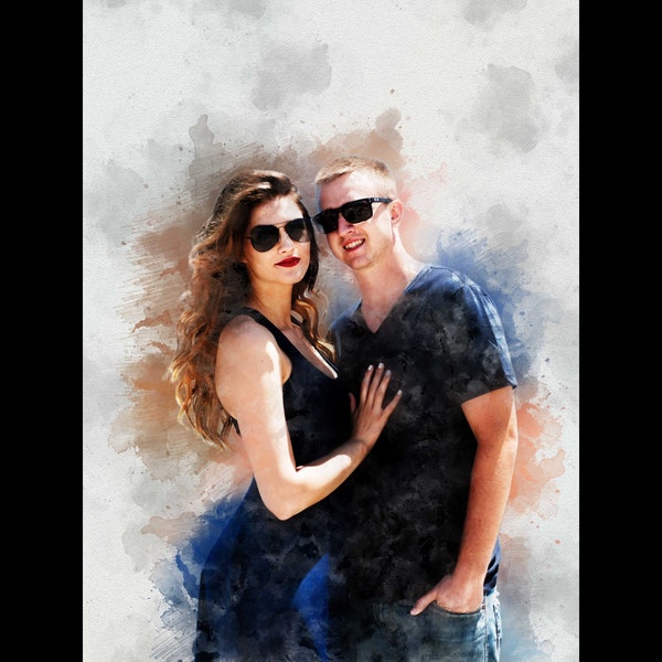 Watercolor Painting from Photo|Convert Picture to Painting|Turn Photo into Art|Custom Portrait for Gift|Personalized Photo to Watercolor
