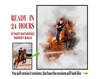 Convert Your Photo into Watercolor Artwork (Digital Download)
