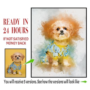 Watercolor Painting from Photo|Convert Picture to Painting|Turn Photo into Art|Custom Portrait for Gift|Personalized Photo to Watercolor