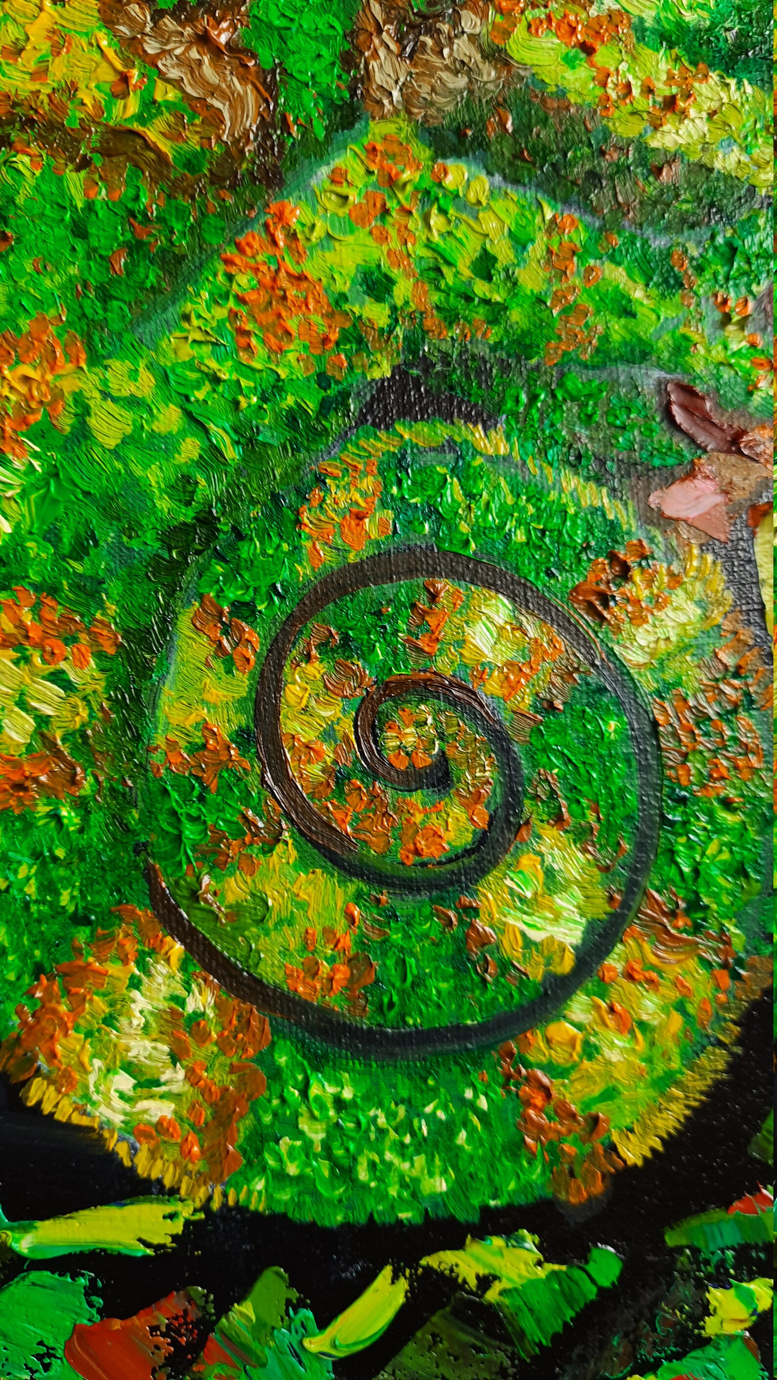Chameleon oil painting Reptile Artwork Etsy