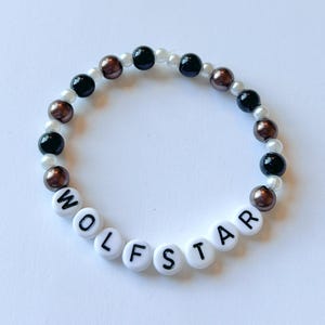 Wolfstar pearl bracelet