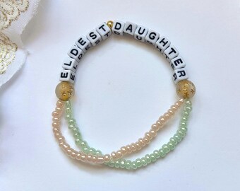 Pulsera de doble hebra para hija mayor