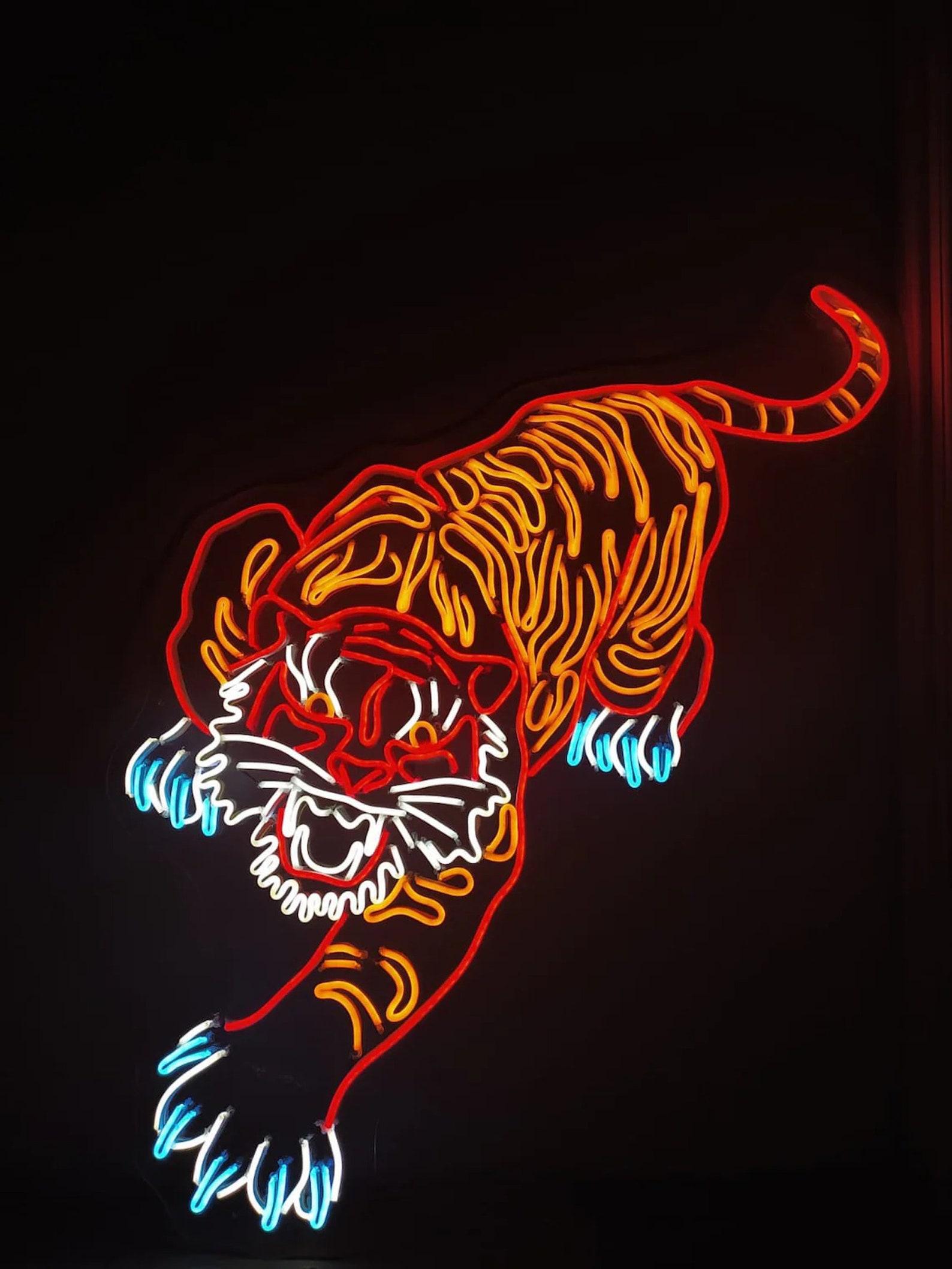 Tiger Neon Sign Custom Neon Sign Personalized Neon Sign Neon Light LED