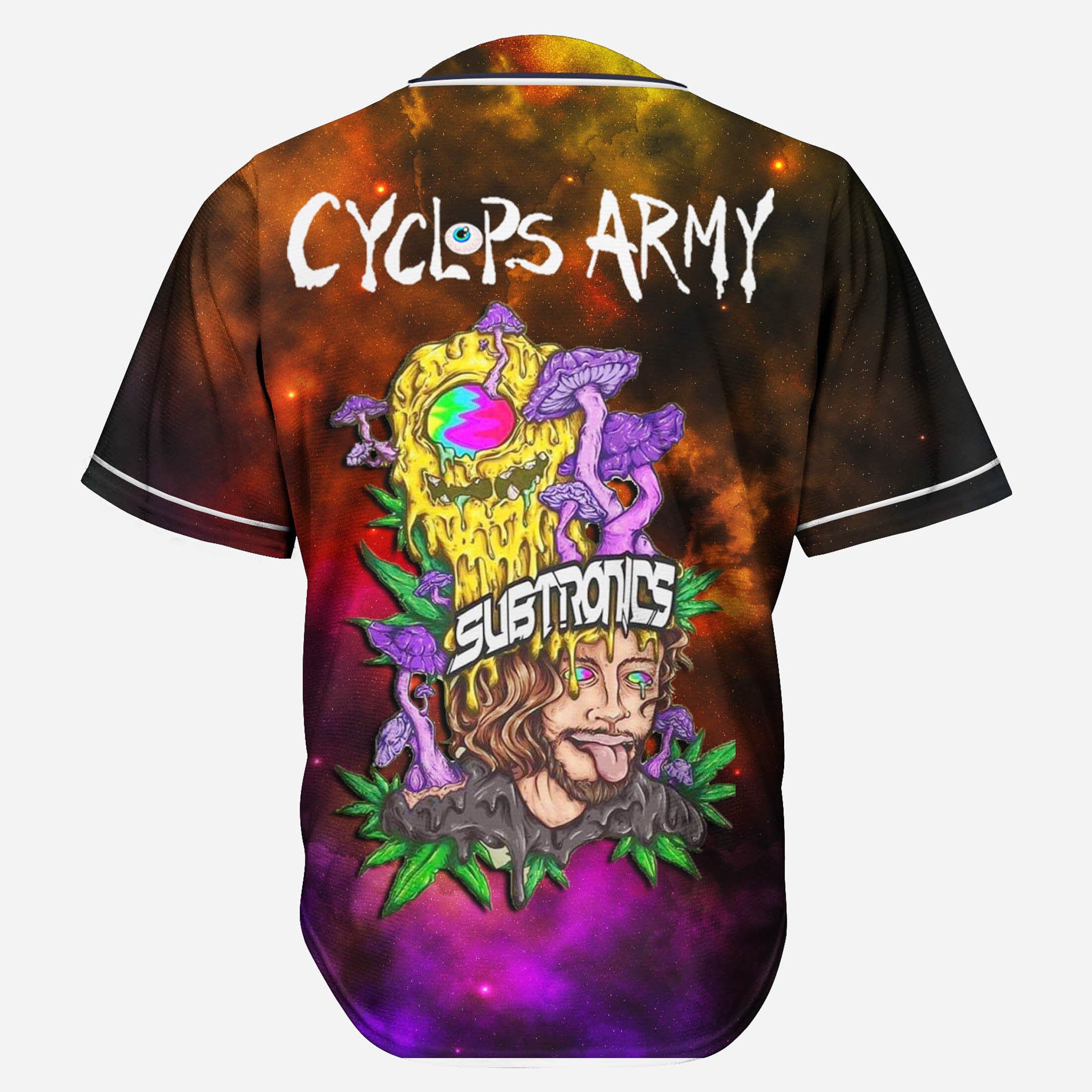 Subtronics Galaxy Heaven Cyclops Army Baseball Jersey for EDM Etsy