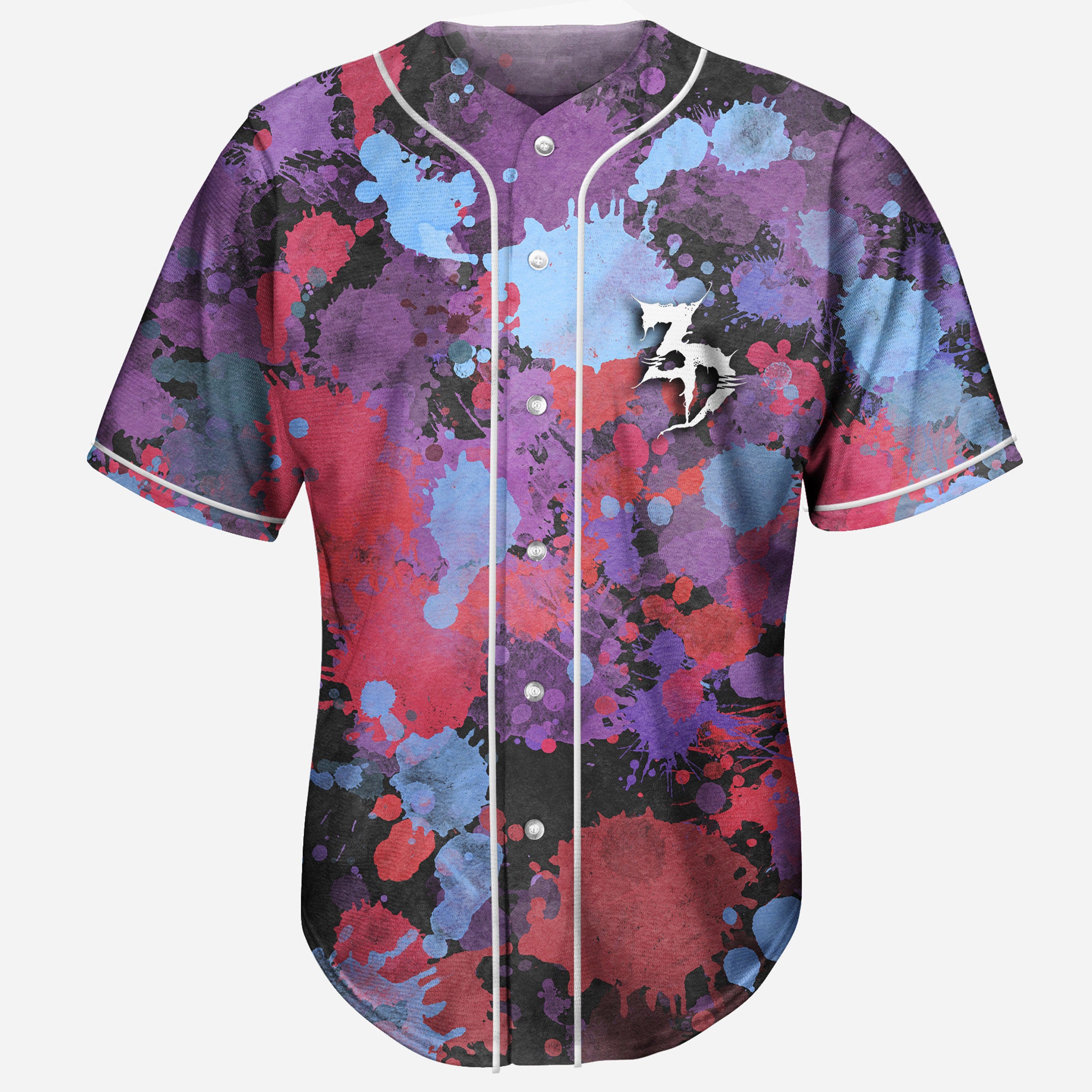 Zeds Dead x Splashes Baseball Jersey for EDM festivals Etsy