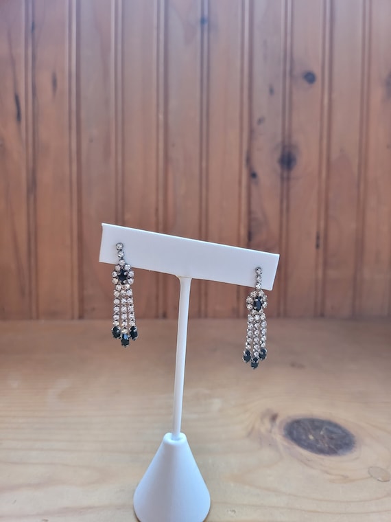 Diamond Tassel Earrings - image 1