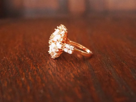 Opal Flower Ring - image 7