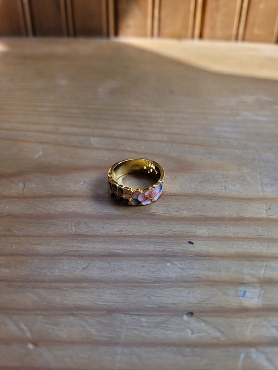 Pansy Band Ring