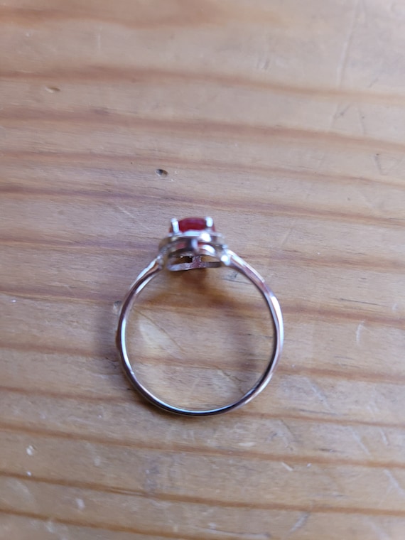 Ruby Solitaire Ring - image 6