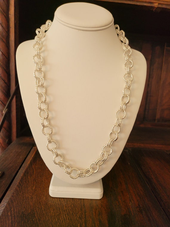 Silver Chain Necklace - image 3