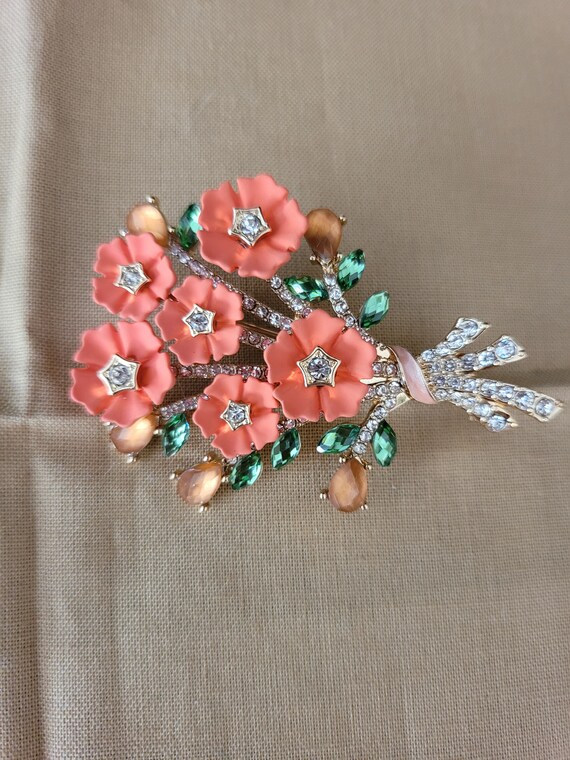 Floral Brooch - image 4