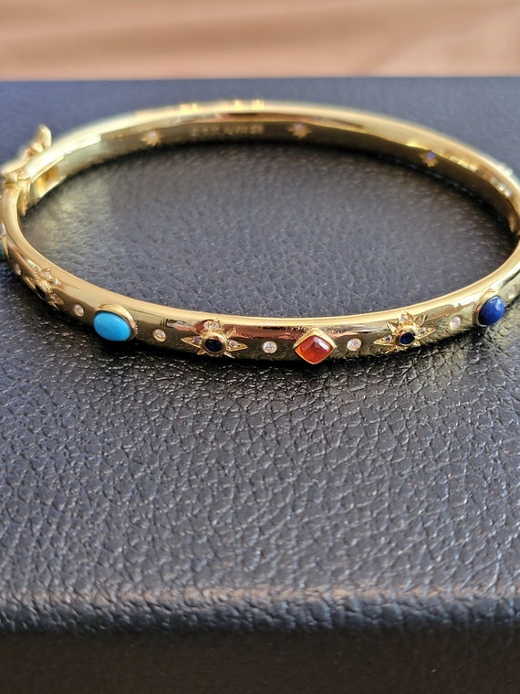 Gemstone Bangle Bracelet - image 8