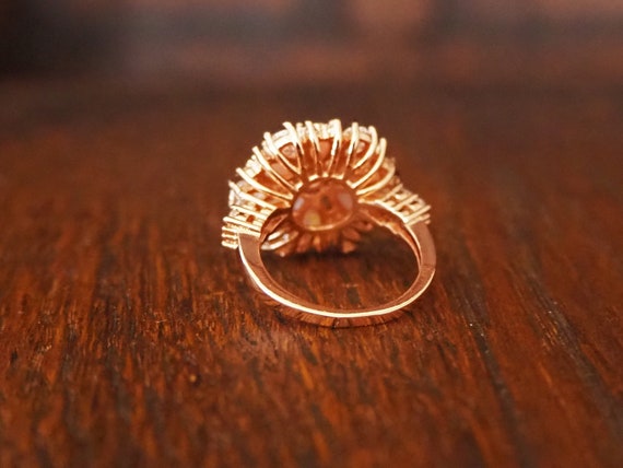 Opal Flower Ring - image 1