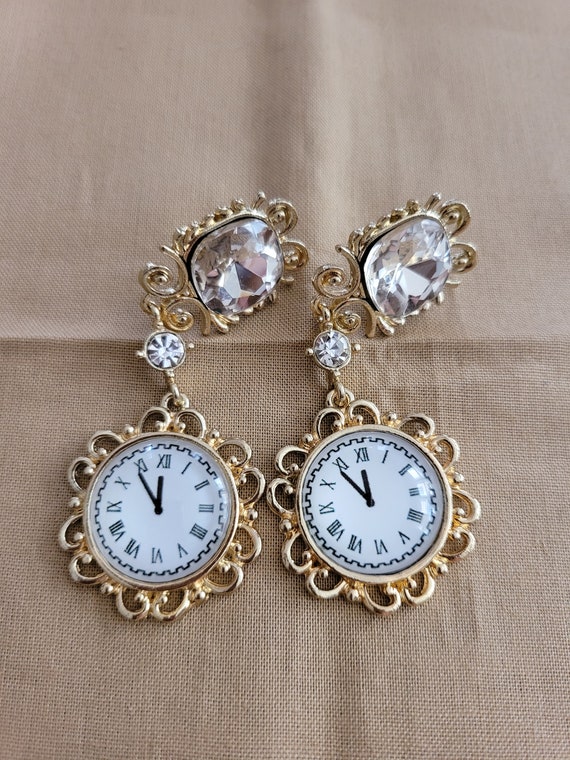 Clock Earrings - image 3