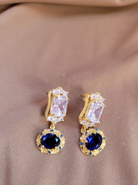 Sapphire Earrings - image 1