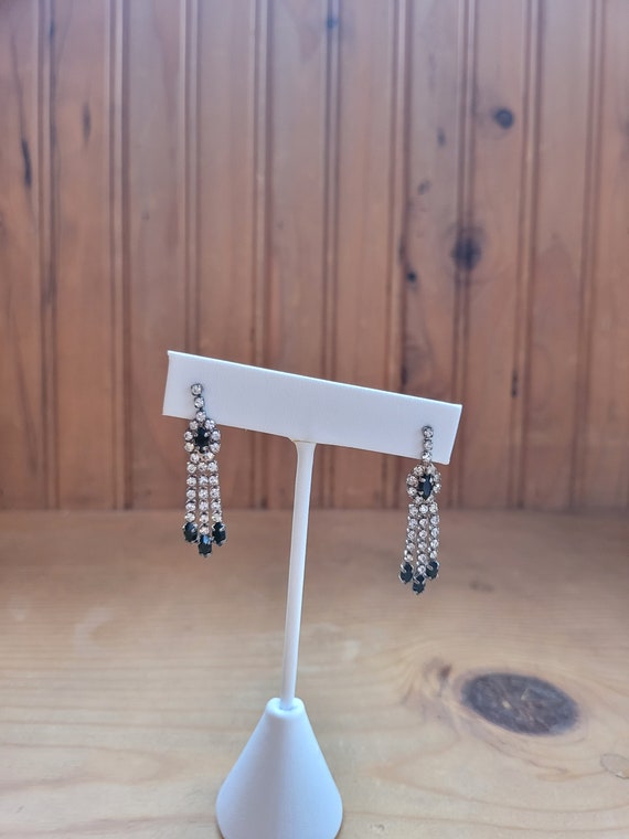 Diamond Tassel Earrings - image 2