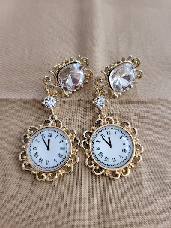 Clock Earrings - image 2