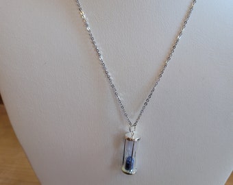 Sapphire Hour Glass Necklace