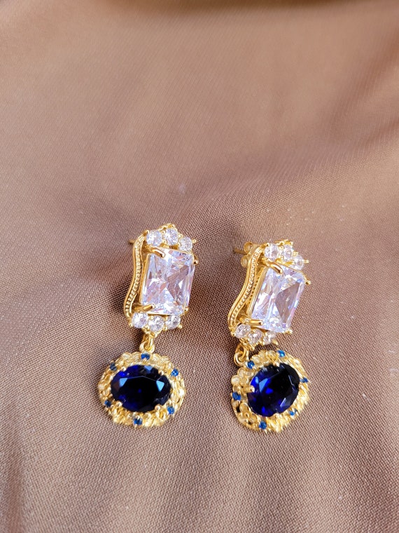 Sapphire Earrings - image 2