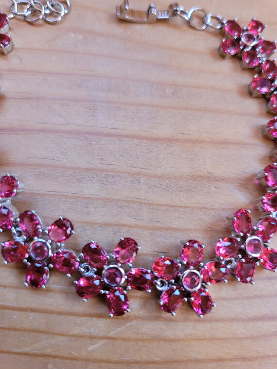 Ruby Flower Bracelet - image 4
