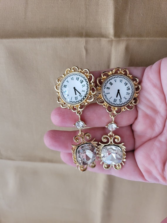 Clock Earrings - image 8