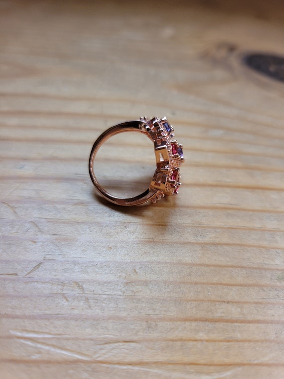 Amethyst and Ruby Ring - image 3