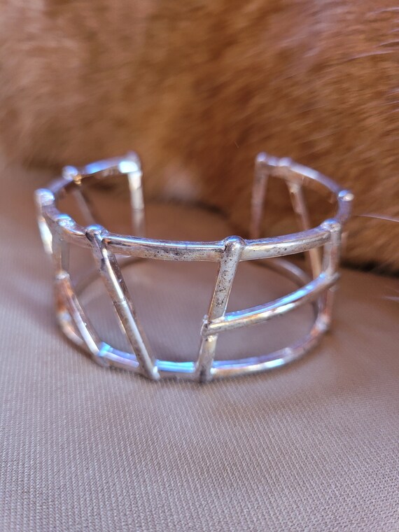 Geometric Cuff Bracelet - image 1