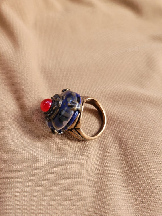 Opal and Ruby Ring - image 7