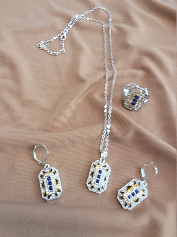 Sapphire Jewelry Set - image 2