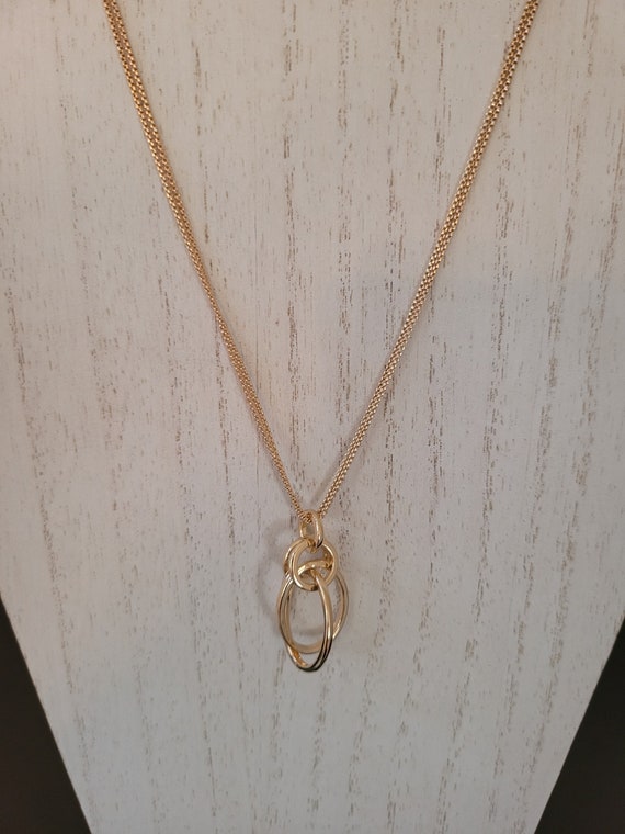 Interlocking Circles Necklace - image 1