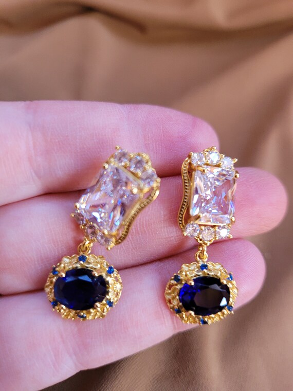 Sapphire Earrings - image 8