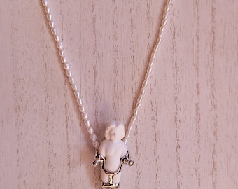 Pearl Angel Necklace
