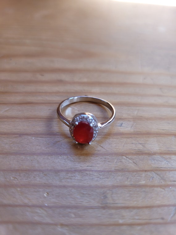 Ruby Solitaire Ring - image 3