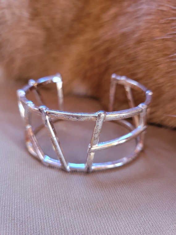 Geometric Cuff Bracelet - image 2