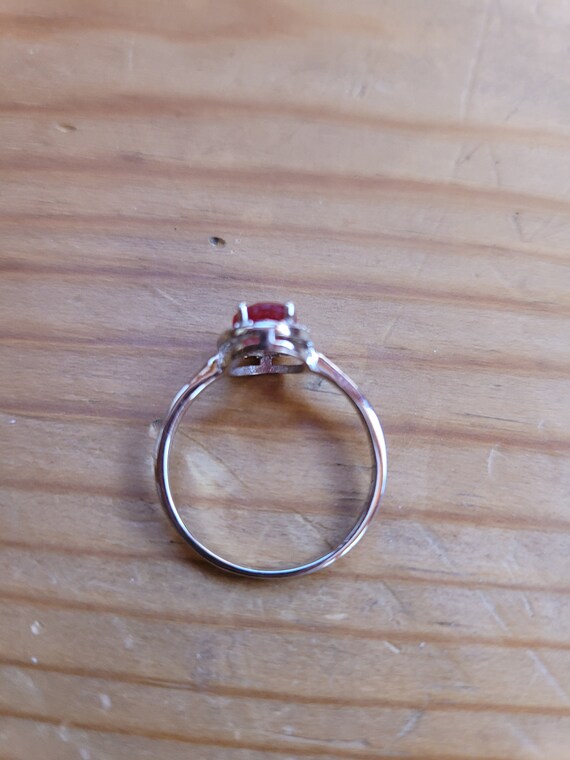 Ruby Solitaire Ring - image 5