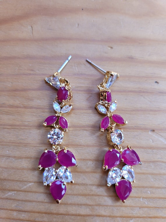 Ruby Earrings - image 2