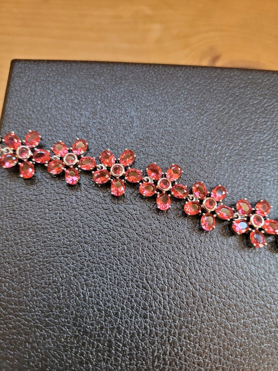 Ruby Flower Bracelet - image 8