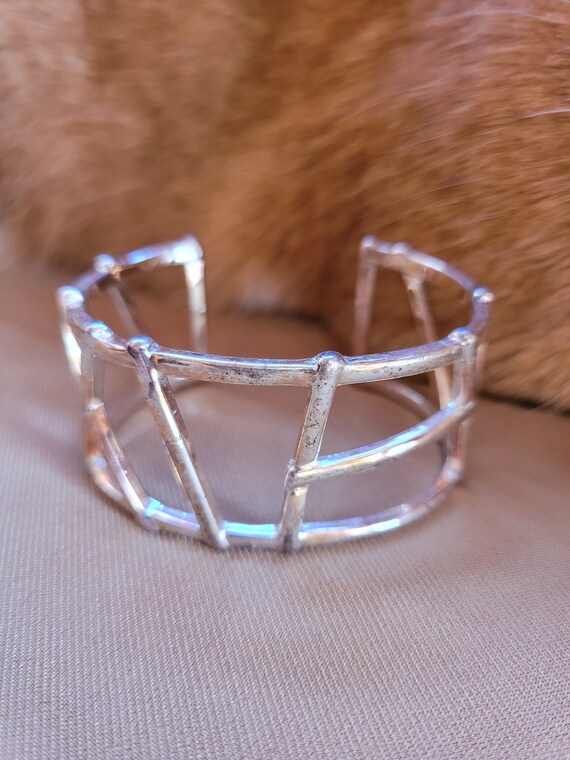 Geometric Cuff Bracelet - image 3