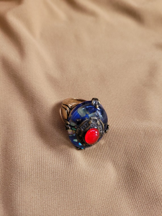 Opal and Ruby Ring - image 4