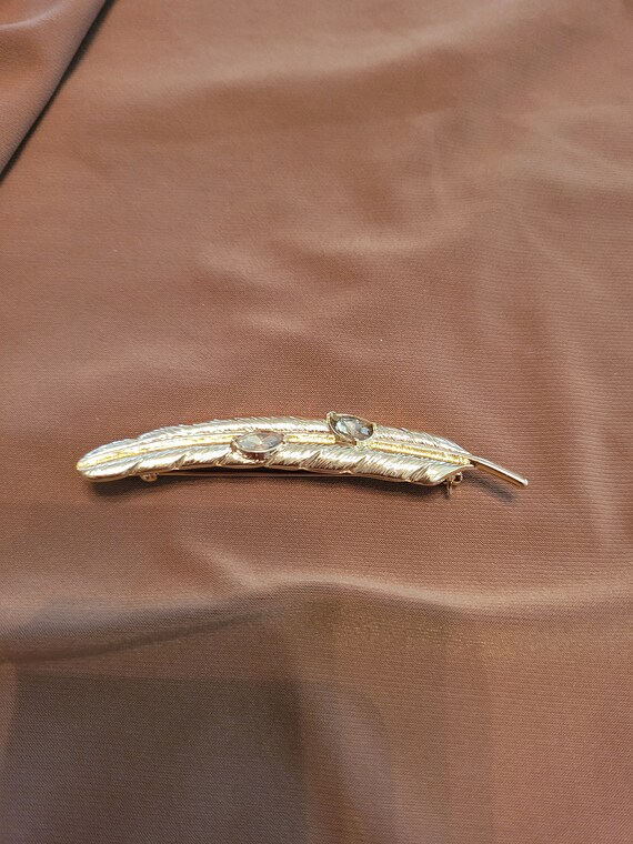 Feather Brooch View 4