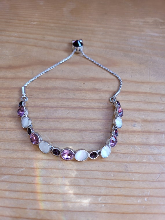 Amethyst and Moonstone Bracelet - image 3