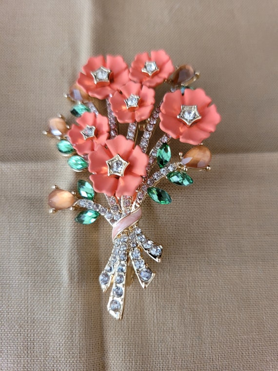 Floral Brooch - image 1