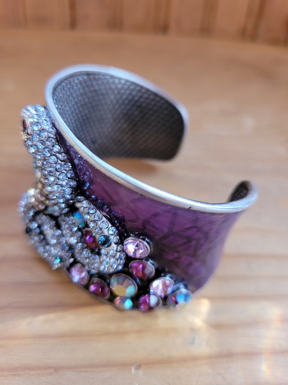 Snake Cuff Bracelet Gem