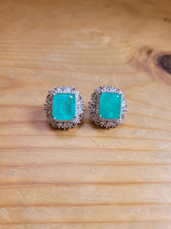 Paraiba Tourmaline Earrings - image 3