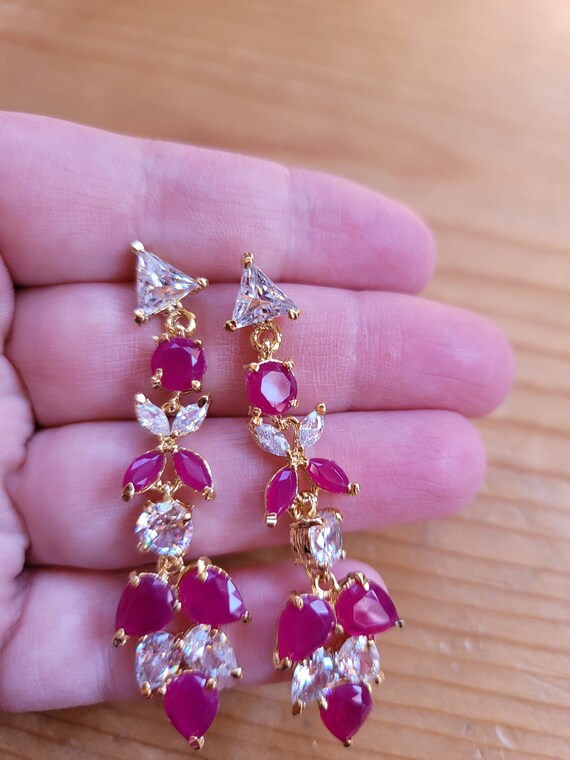 Ruby Earrings - image 8