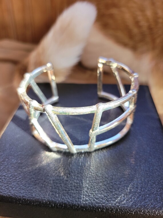 Geometric Cuff Bracelet - image 7